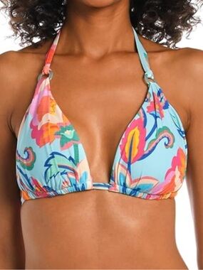 NWT La Blanca Island Goddess Breezy Beauty Floral Triangle - Multiple sizes